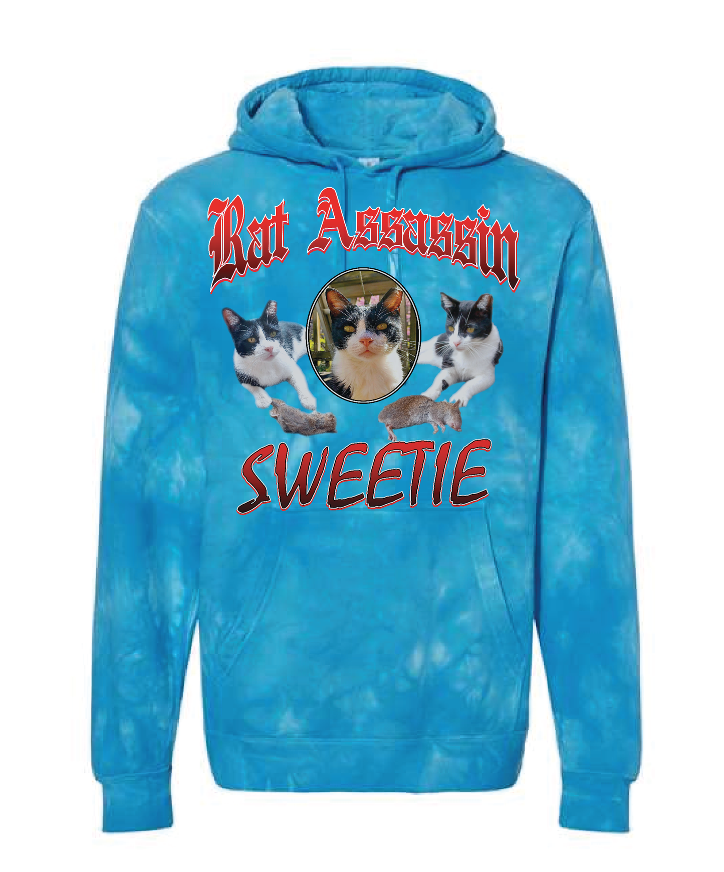 Rat Assassin Hooded Tie Dye Sweatshirt