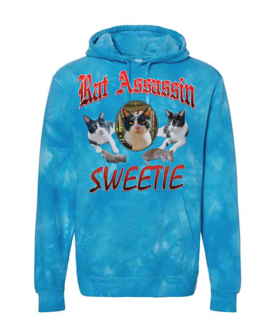Rat Assassin Hooded Tie Dye Sweatshirt